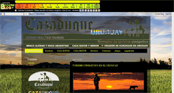 Desktop Screenshot of cazaduqueuruguay.boosterblog.es