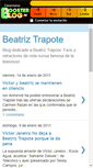 Mobile Screenshot of beatriz-trapote.boosterblog.es