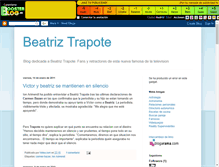 Tablet Screenshot of beatriz-trapote.boosterblog.es