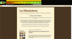 Desktop Screenshot of laebanistera.boosterblog.es