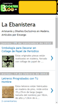 Mobile Screenshot of laebanistera.boosterblog.es