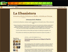 Tablet Screenshot of laebanistera.boosterblog.es