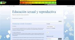 Desktop Screenshot of educacionsexual.boosterblog.es