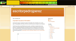 Desktop Screenshot of escritorpedrojperez.boosterblog.es