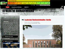 Tablet Screenshot of damadenegro.boosterblog.es