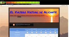 Desktop Screenshot of elviajerovirtual.boosterblog.es