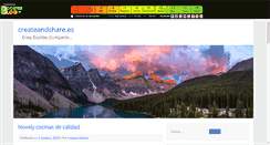 Desktop Screenshot of createandshare.boosterblog.es