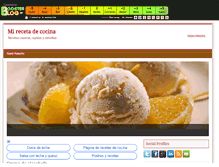 Tablet Screenshot of mirecetadecocina.boosterblog.es