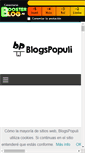 Mobile Screenshot of blogspopuli.boosterblog.es