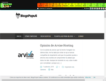 Tablet Screenshot of blogspopuli.boosterblog.es