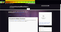 Desktop Screenshot of cientounanoches.boosterblog.es