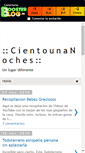 Mobile Screenshot of cientounanoches.boosterblog.es