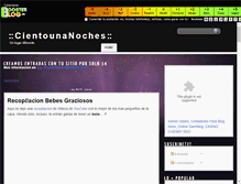 Tablet Screenshot of cientounanoches.boosterblog.es