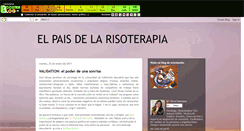 Desktop Screenshot of elpaisdelarisoterapia.boosterblog.es