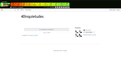 Desktop Screenshot of 40inquietudes.boosterblog.es