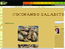 Tablet Screenshot of cocinandosaladito.boosterblog.es