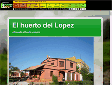 Tablet Screenshot of elhuertodellopez.boosterblog.es