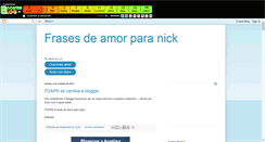 Desktop Screenshot of frasesdeamor.boosterblog.es