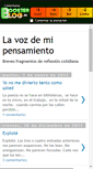 Mobile Screenshot of lavozdemipensamiento.boosterblog.es