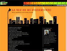 Tablet Screenshot of lavozdemipensamiento.boosterblog.es