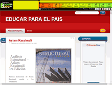 Tablet Screenshot of profesorarmandomorales.boosterblog.es