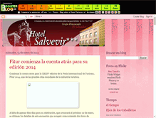 Tablet Screenshot of hotelsalvevir.boosterblog.es