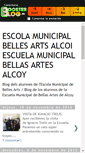 Mobile Screenshot of bellesartsdalcoi.boosterblog.es