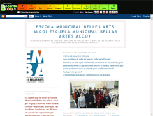 Tablet Screenshot of bellesartsdalcoi.boosterblog.es