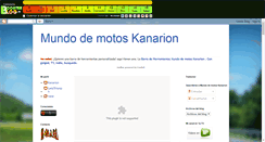 Desktop Screenshot of mundodemotoskanarion.boosterblog.es