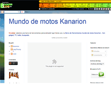 Tablet Screenshot of mundodemotoskanarion.boosterblog.es