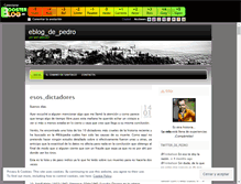 Tablet Screenshot of eblogdepedro.boosterblog.es