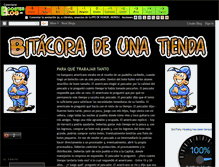 Tablet Screenshot of bitacoradeunatienda.boosterblog.es