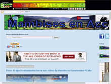 Tablet Screenshot of mambises.boosterblog.es