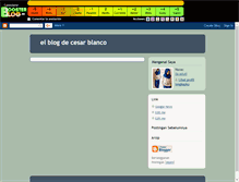 Tablet Screenshot of elblogdecesarblanco.boosterblog.es