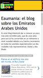 Mobile Screenshot of eaumania.boosterblog.es