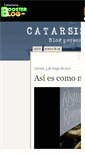 Mobile Screenshot of catarsis.boosterblog.es