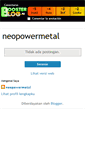 Mobile Screenshot of neopowermetal.boosterblog.es