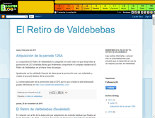 Tablet Screenshot of elretirodevaldebebas.boosterblog.es