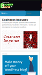 Mobile Screenshot of cocinerosimpunes.boosterblog.es