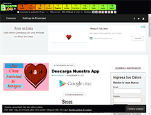Tablet Screenshot of amorenlinea.boosterblog.es