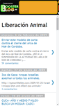 Mobile Screenshot of animalliberacion.boosterblog.es