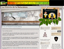 Tablet Screenshot of naturalezacosmica.boosterblog.es