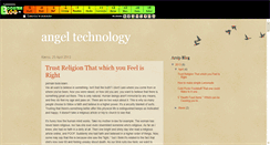 Desktop Screenshot of angeltechnology.boosterblog.es