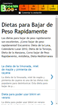 Mobile Screenshot of dietasparabajardepeso.boosterblog.es