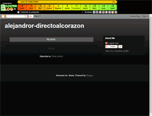 Tablet Screenshot of directoalcorazon.boosterblog.es