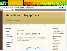 Tablet Screenshot of alexeslavon.boosterblog.es