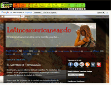 Tablet Screenshot of latinoamericaneando.boosterblog.es