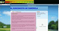 Desktop Screenshot of elrinconcitodecamomila.boosterblog.es