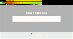 Desktop Screenshot of decosmeticaysalud.boosterblog.es