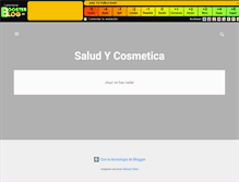 Tablet Screenshot of decosmeticaysalud.boosterblog.es